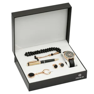 Luxury Black Rose-Gold Gift Set