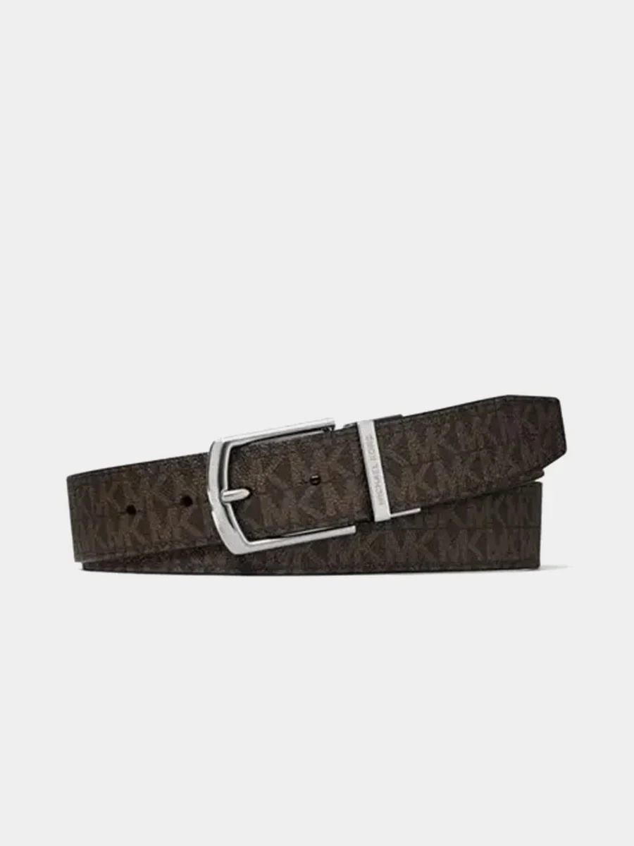 Monogram Brown Wallet Belt Set - Image 3