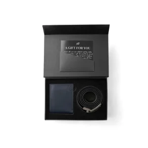 Navy Leather Gift Set Edition