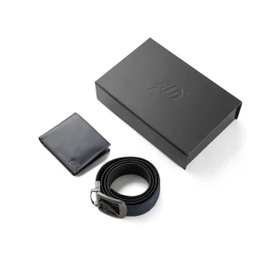 Navy Leather Gift Set Edition