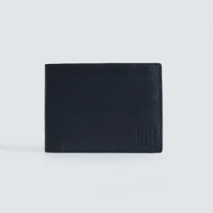 Classic Navy Blue Leather Wallet