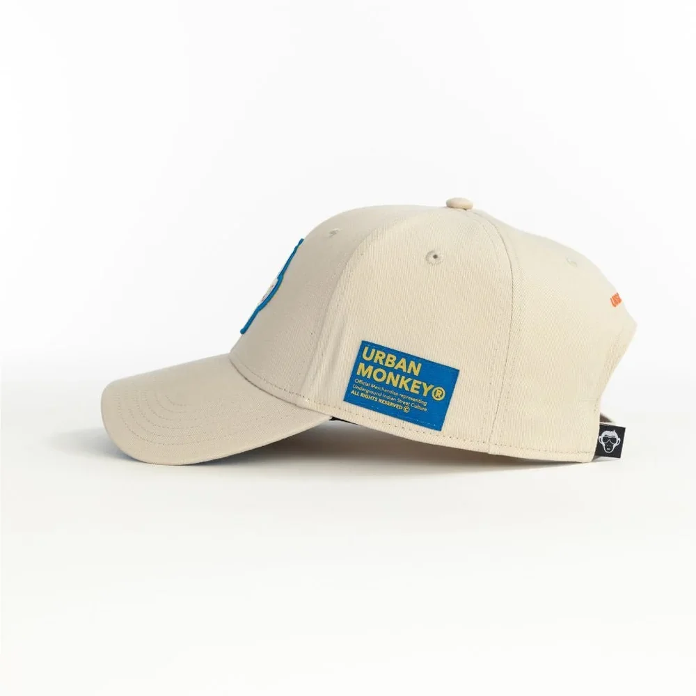 Beige Monkey Graphic Baseball Cap - Image 2