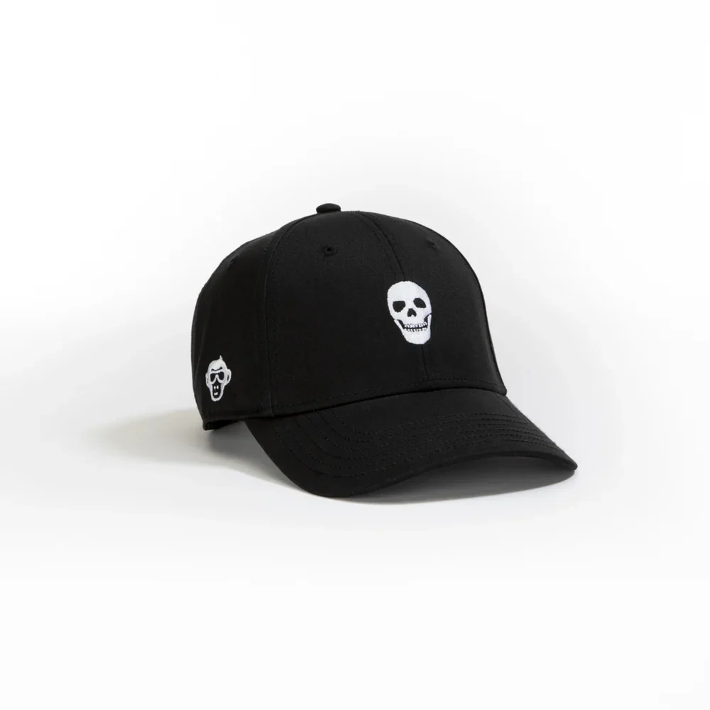 Black Skull Embroidered Baseball Cap